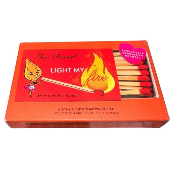 NWB Too Faced Light My Fire Eyeshadow Palette Vibrant Warm Tones Limited Edition - Picture 6 of 9